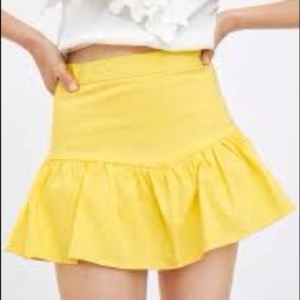 Yellow Skort